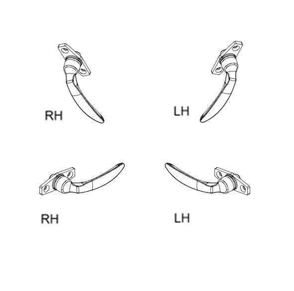 Marvin Push Out Casement Lock Handle, Dummy -