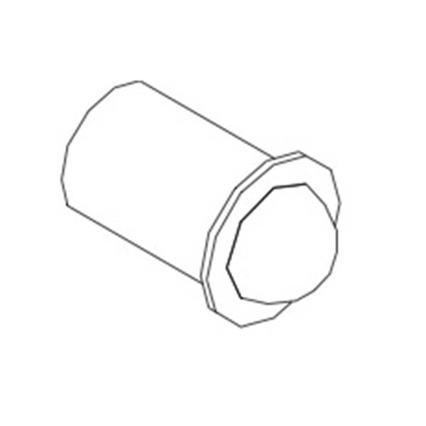 Marvin Series 50-60, Bullet Fastener Grille Clip For Round Tops Direct Glazed Units