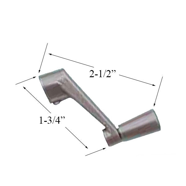 Andersen Window Crank Handle/Short Shank, Primed Casement
