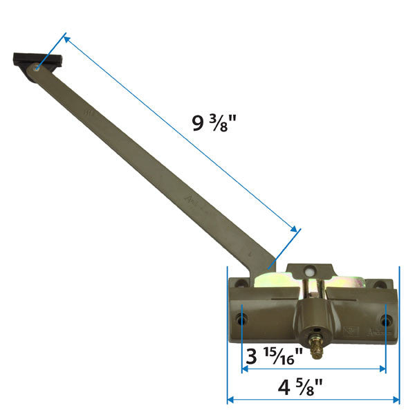 Wood Casement Window Straight Arm Operator 0565616 Left Hand Stone Straight Arm Operator 1974 to 1989
