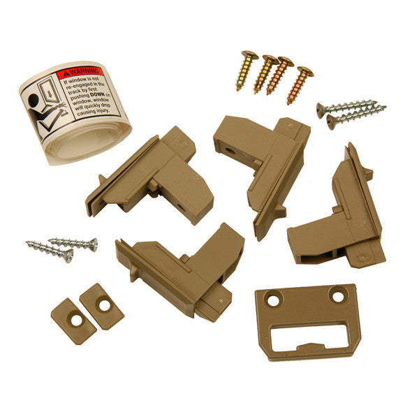 Sash Tilt Latch Kit - 200 Series Tilt-Wash Double-Hung Window 0873249 Sash Tilt Latch Kit, Stone Color without Lock