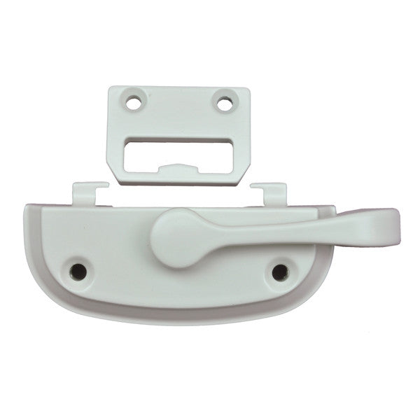 Sash Lock and Keeper - 200 Series Tilt-Wash Double-Hung Window 0873340 Sash Lock and Keeper, White