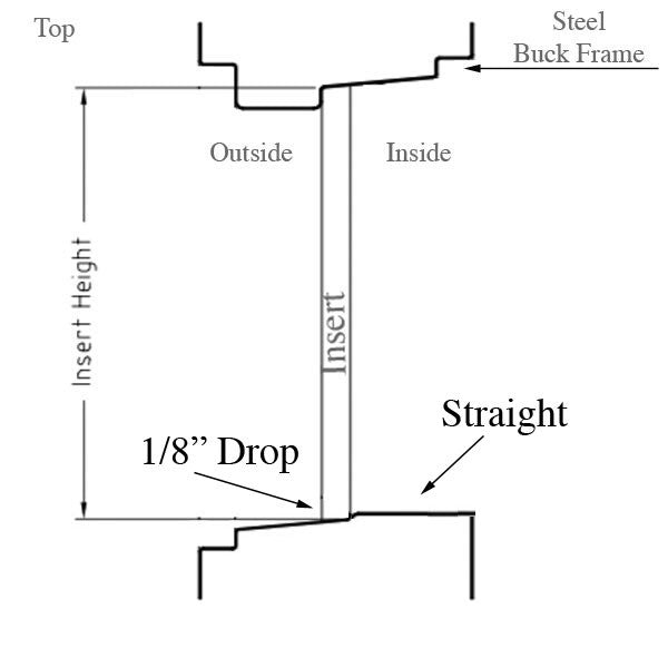 C-300-12 Aluminum Basement Window Insert, Single Pane Glass