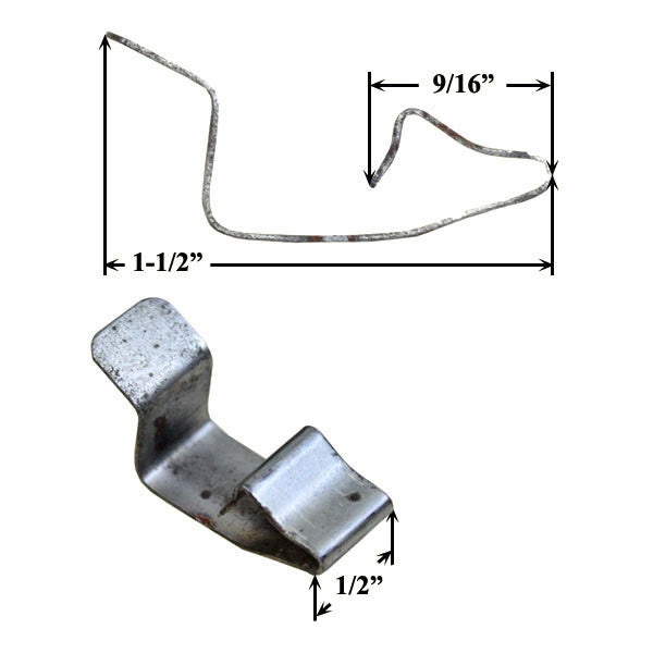 Clip only, Columbia Basement insert - Spring Steel