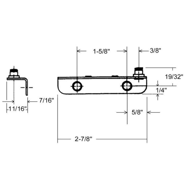 Truth Hardware Bracket for Casement Window Operators