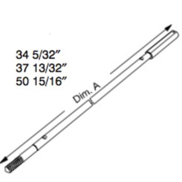 Marvin Inactive Panel, Sliding Door Lock, 2-3/8"