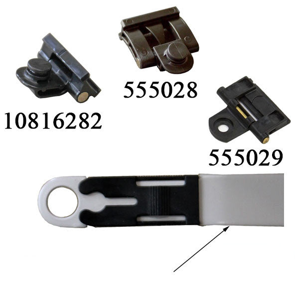 Marvin Pivot Slide Shoe For Operator Track - Black