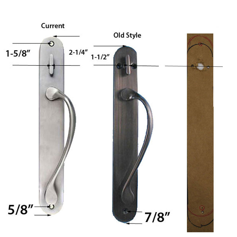 Marvin Active Keyed, Ultimate Sliding French Door Trim - Or Bronze