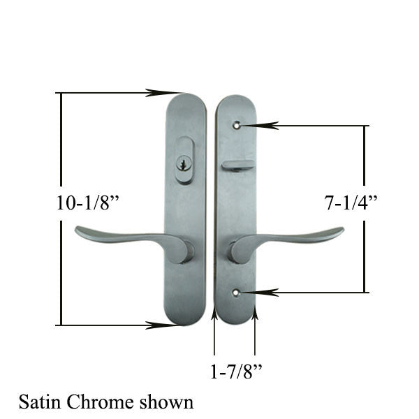 Marvin Active Keyed Multi-Point Lock Trim For Hinged Door - Oil Rubbed Bronze Pvd