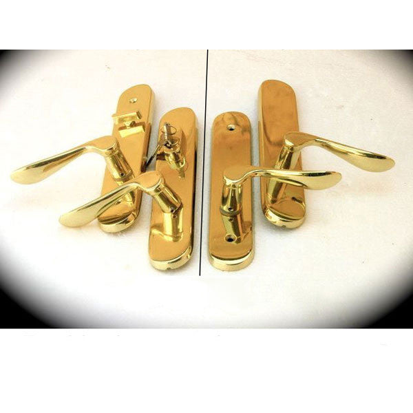 Marvin Active Keyed Trimset with interior thumbturn - PVD Brass