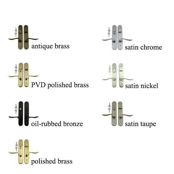 Marvin Active Keyed Handle Set Trimset - Pvd Satin Nickel