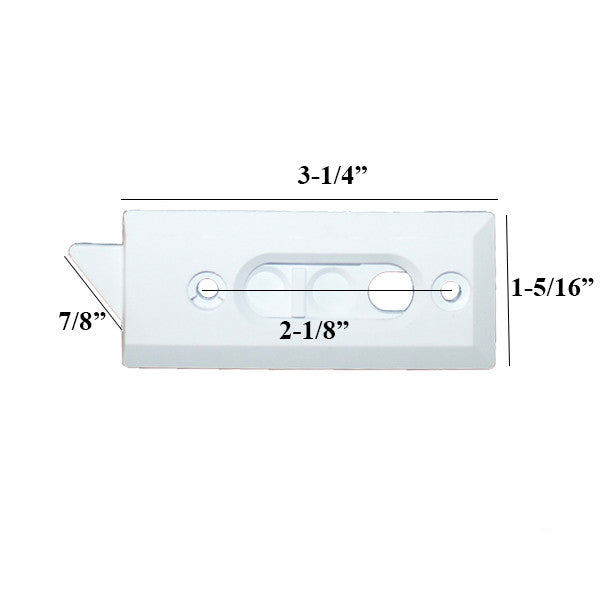 3-1/4" Angular Tilt Latch Assembly, Right Hand