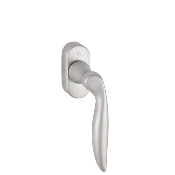 Toronto Handle for Tilt & Turn Windows - Solid Brass - Resista Satin Nickel, Right Hand