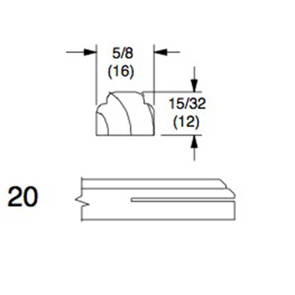 Marvin Series 20, Diamond Fastener Grille Clip For Non-Surround Grids
