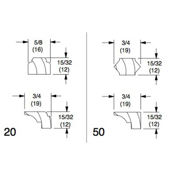 Marvin Series 20 & 50 Grille Pins For Diamond & Rectangular Full Surround Grids