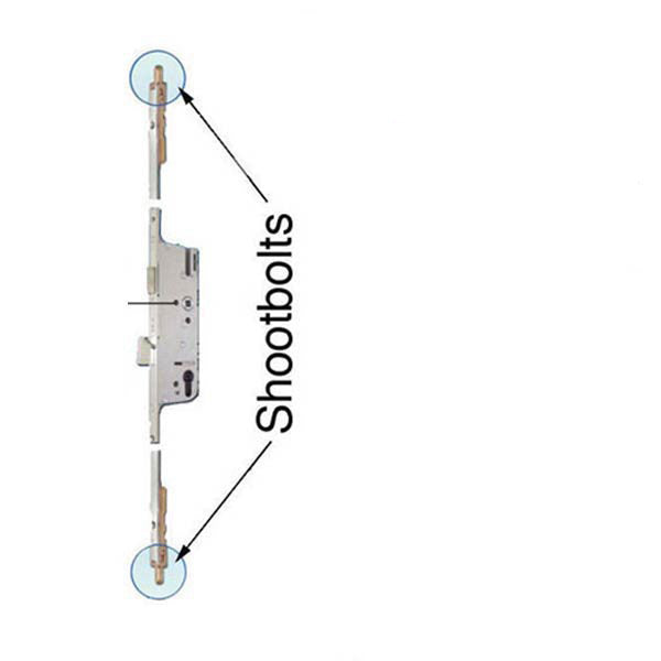 Integrity Active 45/92 Multipoint Lock, CN 6-5, Shootbolt - Stainless Steel