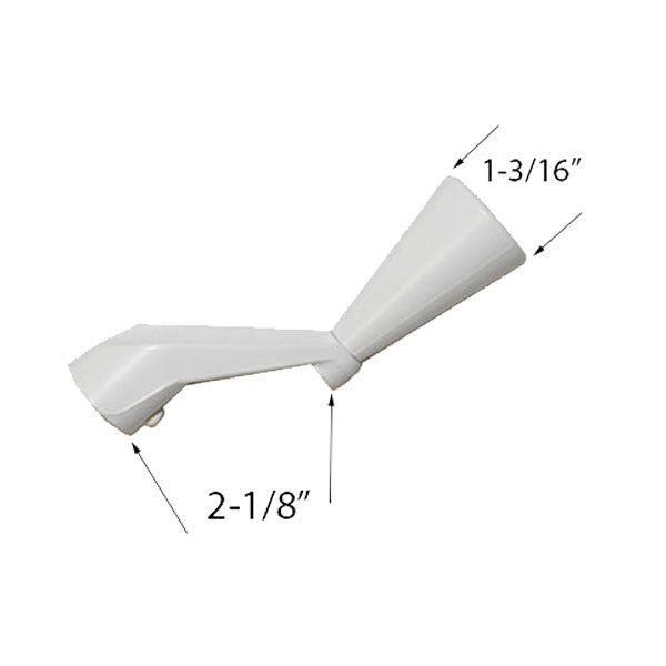 Andersen Window Crank Handle, Permashield Casement, Easy Grip - White