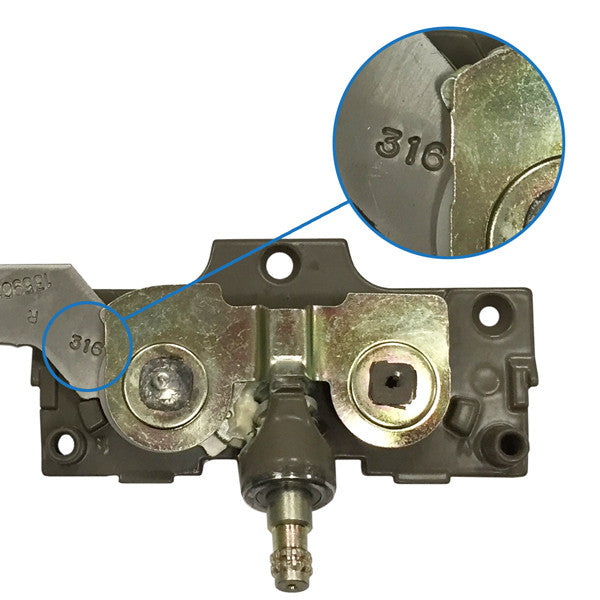 Right Hand Split Arm Corrosion Resistant Operator Stone Color 1359618 1982 to 1995