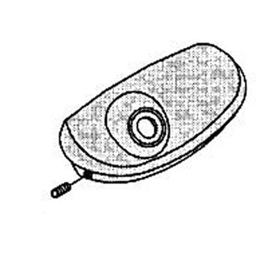 Andersen Enhanced Casement Window - Operator Cover - Estate Style - Chrome - 1995 -1998.