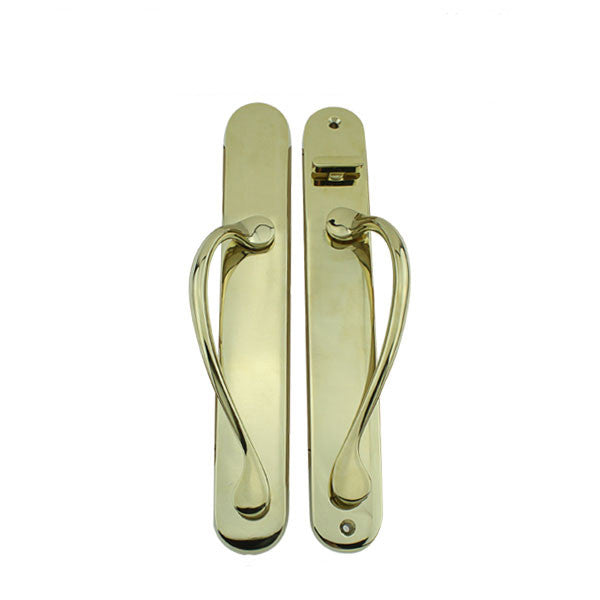 Marvin Sliding Door Wide Handle Set, Active, Keyed With Thumbturn, New Style -