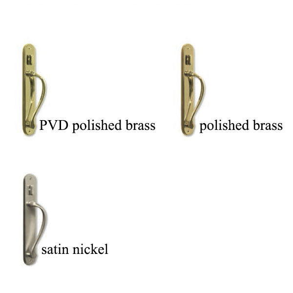 Marvin Sliding Door Wide Handle Set, Active, Keyed With Thumbturn, New Style -