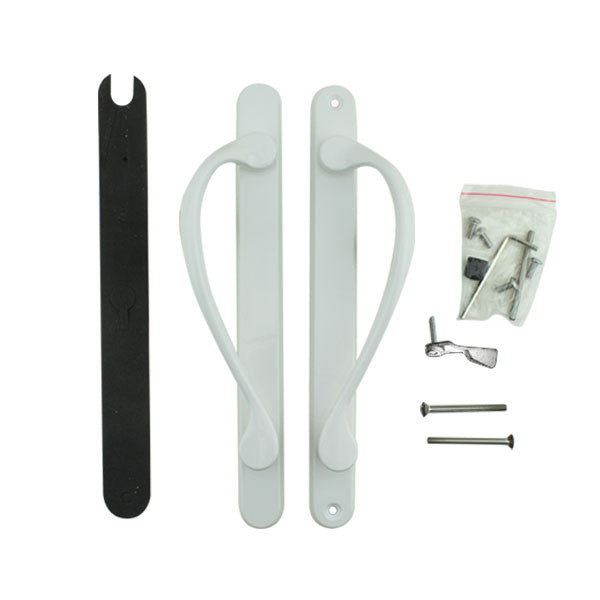 Marvin Active Non-Keyed Center Thumb Narrow Sliding Door Handle Set -