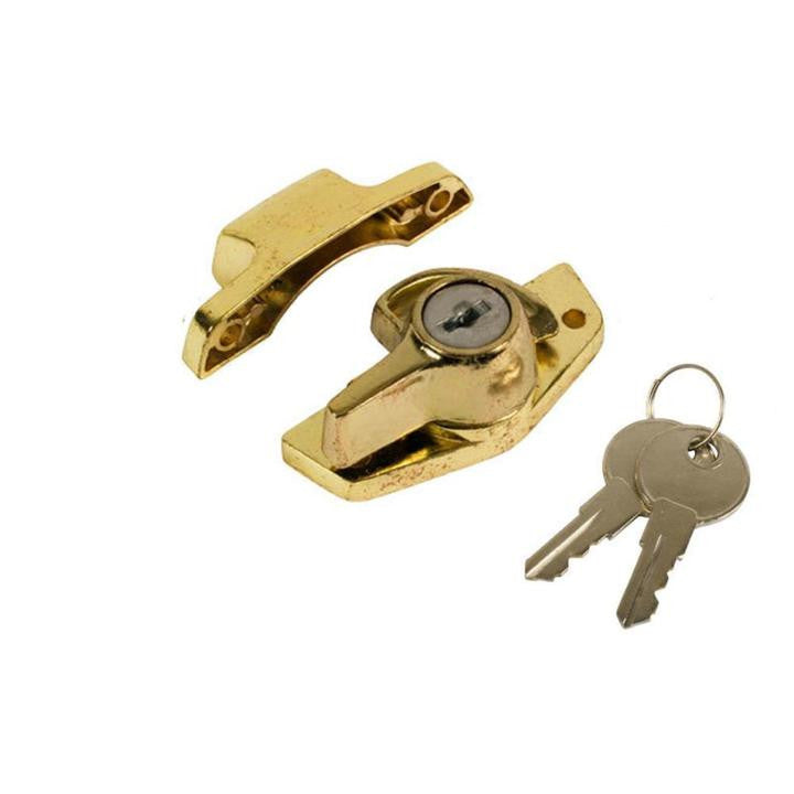 Keyed Window Security Sash Lock c/w 2" Screw Holes
