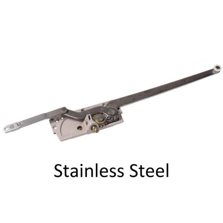 Truth Hardware Stainless Steel Entrygard Dual Arm Casement Window Operator With 4-7/16" Link Arm