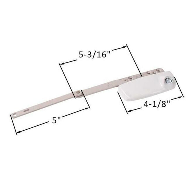 Truth Hardware Dyad Ellipse Casement Window Operator With 5" Link Arm
