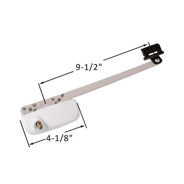 Truth Hardware Ellipse Surface Mount 9-1/2" Single Arm Operator with Acetal Shoe