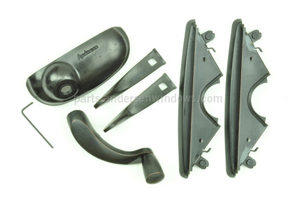 Andersen 400 Series Awning Hardware Package 1500021 Distressed Bronze Estate Style, Hardware Set 1999 to Present