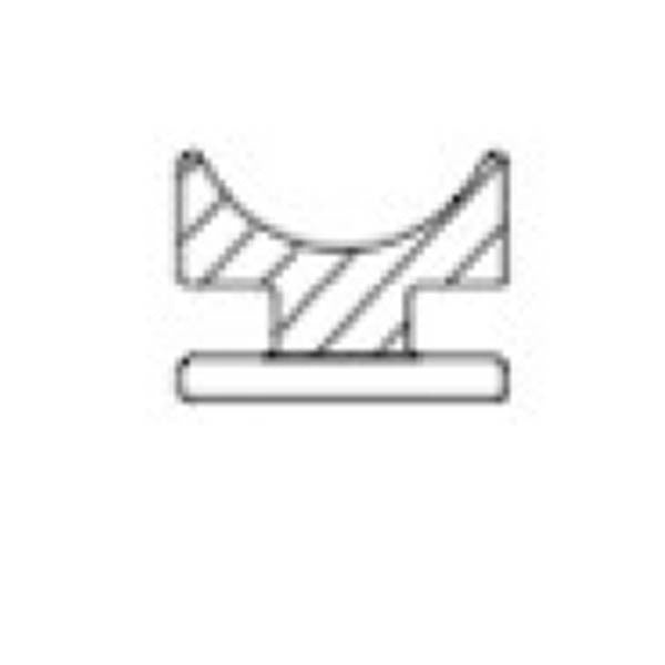 Marvin Single & Double Hung Clad Filler Weatherstrip V196 - Black