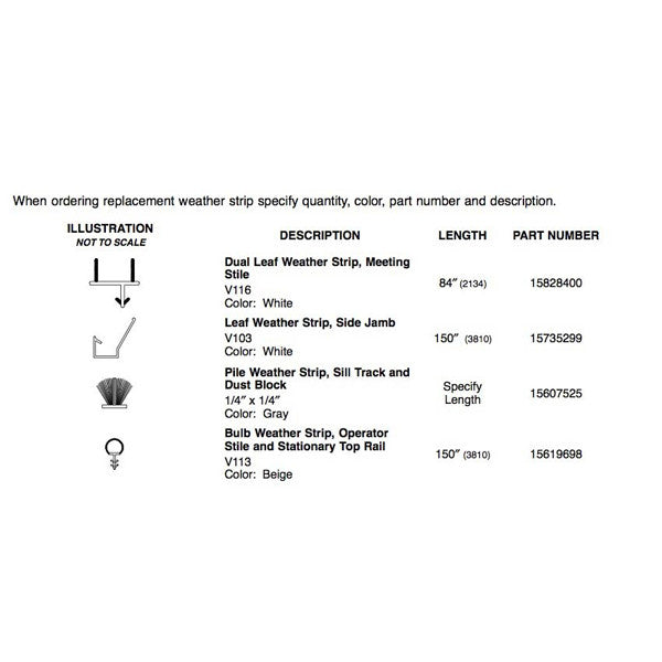 MARVIN GLIDING WINDOW, HORIZONTAL SLIDER 1/4 X 1/4 PILE WEATHERSTRIP - GRAY