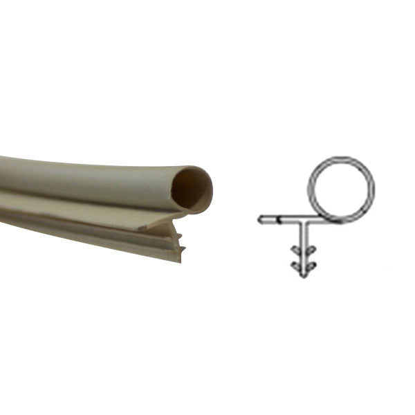 Marvin Casement Window, Bulb Weather Strip , Jamb & Sill - 84 Inch - Beige