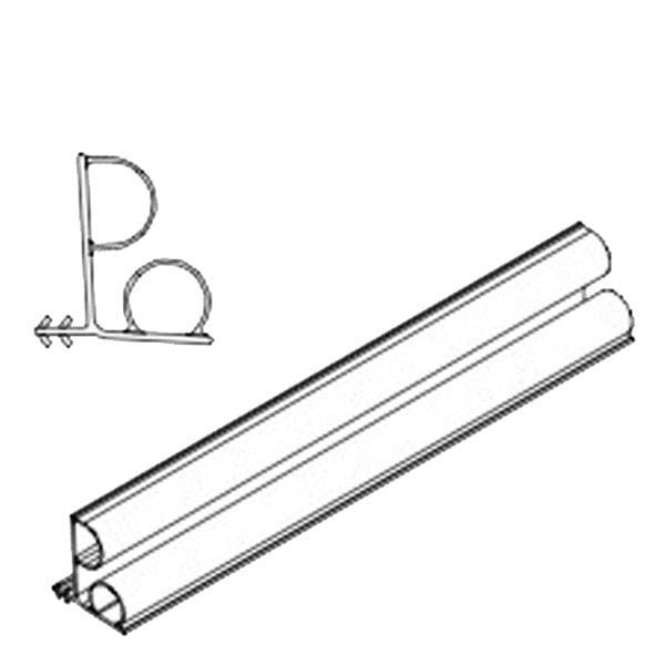 Integrity By Marvin Hinged Door Jamb Weatherstrip, V2350 79-9/32 - Black