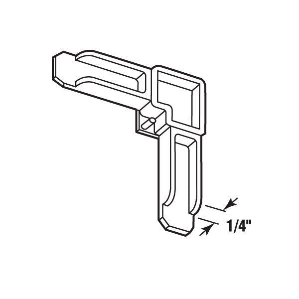Window Screen "Quickie" Corner 1/4 inch Frame -