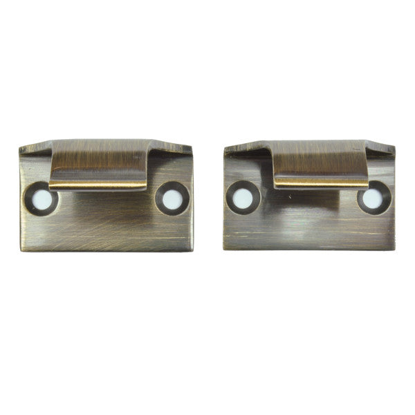 Sash Finger Lift - Double-Hung Windows 1600693 Estate Sash Finger Lift with Screws, Antique Brass Pair
