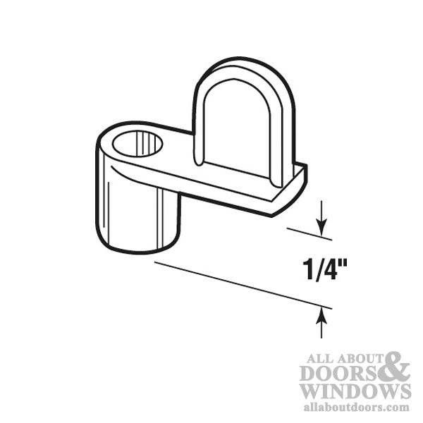 Diecast Screen Clips - 1/4 In - 12 Pack