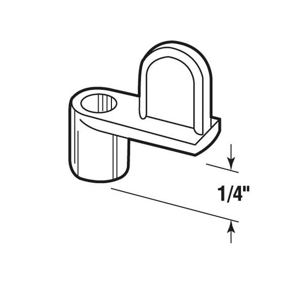 Diecast Screen Clips - 1/4 In - 12 Pack