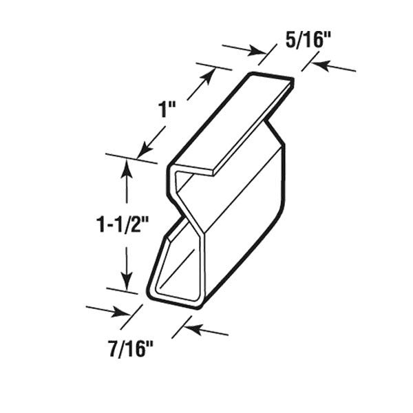 Plastic Lift Clips Extruded, 7/16 inch