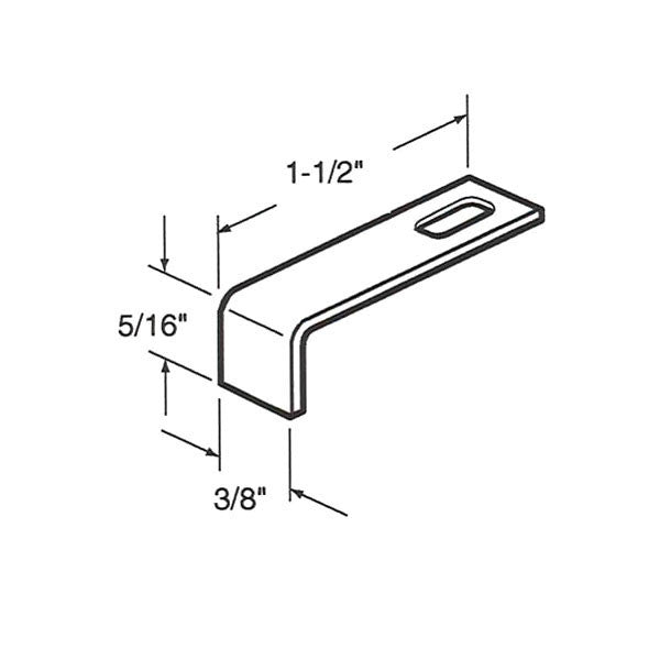 Stretcher Clip - For Recessed Screen Frame - 12 Pack