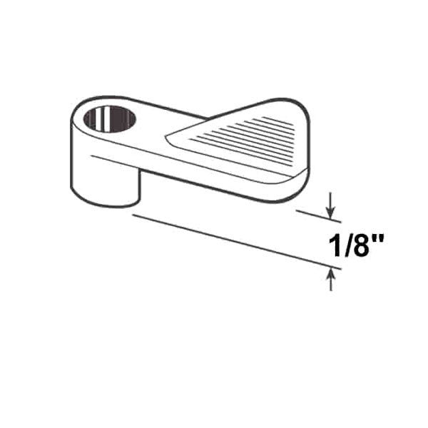 Window Screen Clips - 1/8 In - White - 12 Pack