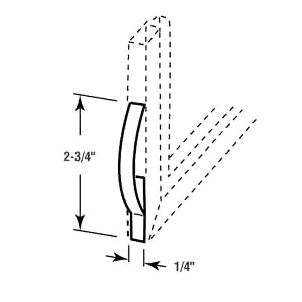 Corner Mount Flat Tension Springs-2-5/16