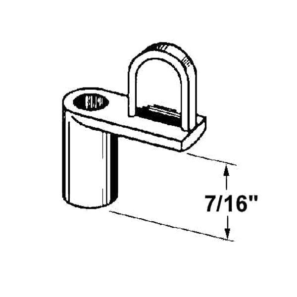 Window Screen Diecast Clips, 7/16 inch - Black - 12 Pack *DISCONTINUED*