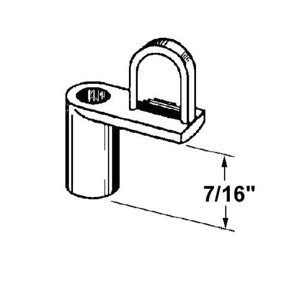 Clips, Screen Diecast 7/16” - Mill Finish