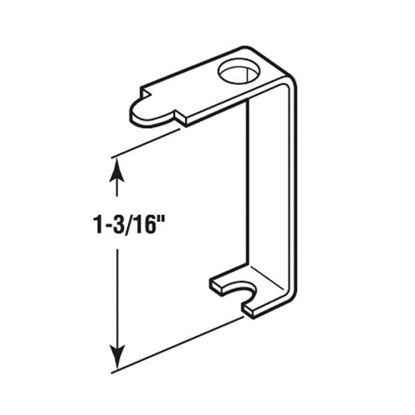 Casement Clips, Aluminum, 1-3/16" - 12 Pack