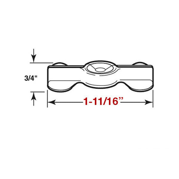 Double Wing Flush Clips - Nickel