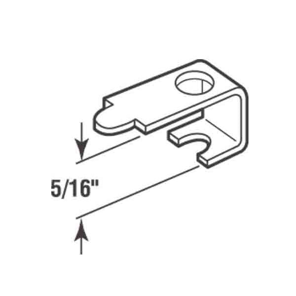 Window Screen Clips, 5/16 inch, 12 Pack - Aluminum