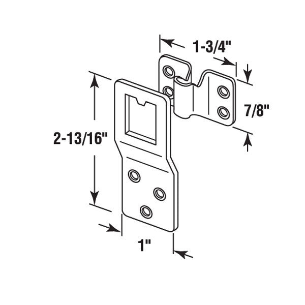 Window Screen Top Hanger - Heavy Duty