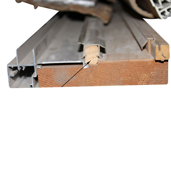 U-Vinyl Weatherstrip for Parting Stop, Head Jamb or Side Jamb, 95" Tan